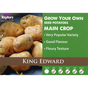 King Edward Main Crop Seed Potatoes - 2kg image