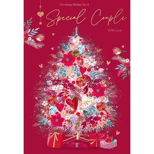 Words N Wishes Christmas Tree Special Couple Christmas Card image 0