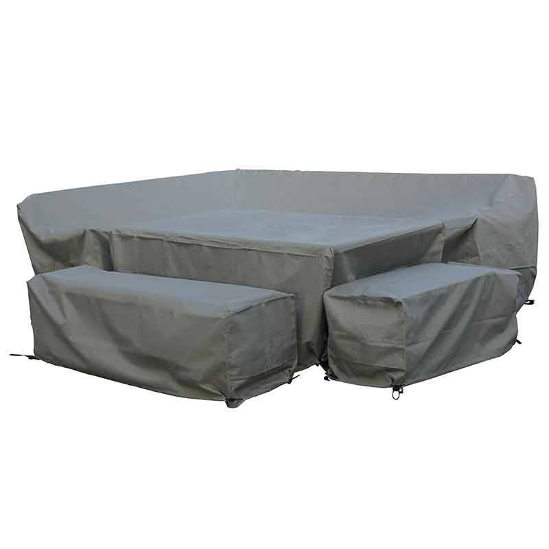Bramblecrest Covers for Large Rattan L-Shape Sofa Set, Long Right image 0