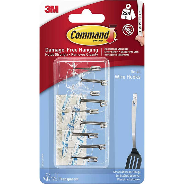 Command™ Small Wire Hooks - Transparent image 0