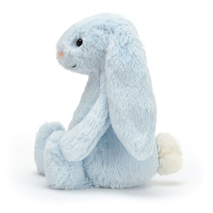 Jellycat Bashful Blue Bunny Rattle image 1