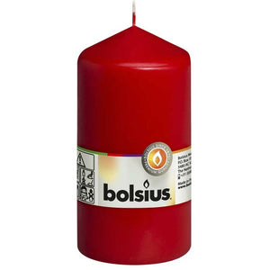 Bolsius Red Pillar Candle image 2