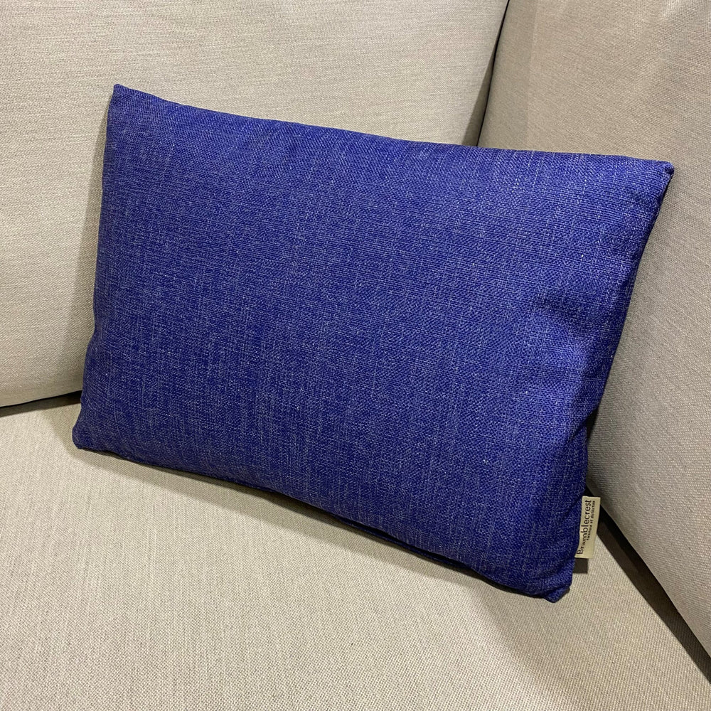 Bramblecrest Rectangular Scatter Cushion, 45 x 30cm â€“ Blue image 0