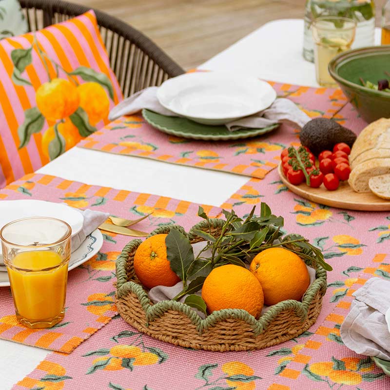 Furn Oranges Outdoor Square Cushion, 43 x 43cm image 0
