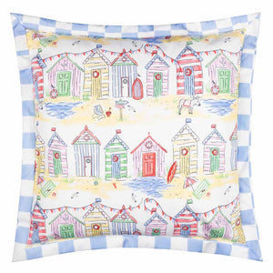Furn Beach Huts Square Outdoor Cushion, 45 x 45cm image 0