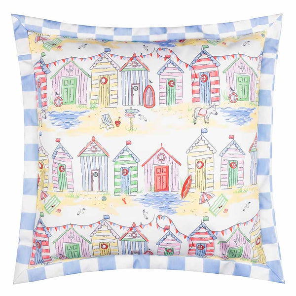 Furn Beach Huts Square Outdoor Cushion, 45 x 45cm image 0