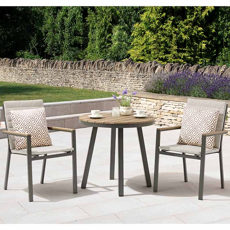 Bramblecrest Zurich 2 Seat Garden Bistro Set image 0