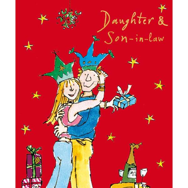 Woodmansterne Daughter & Son-in-law Christmas Card image 0