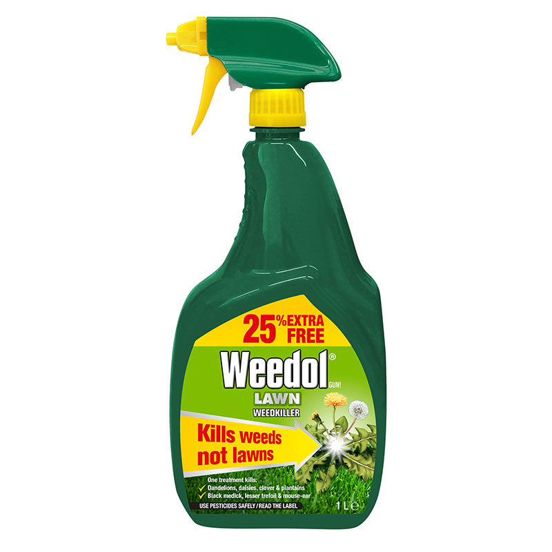 Weedol Ready to Use Lawn Weedkiller Spray (800ml +25% Extra Free) image 0