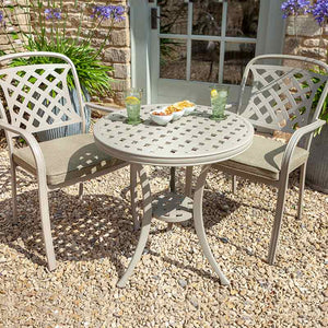 Hartman Berkeley Garden Bistro Set in Maize with Wheatgrass Cushions image 0
