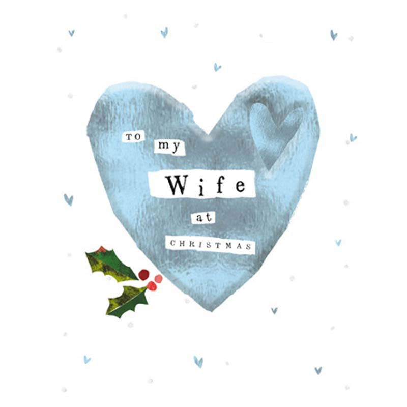 Woodmansterne To My Wife Christmas Card image 0