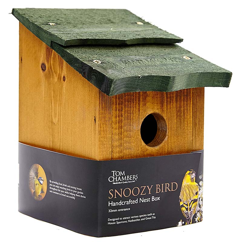 Tom Chambers Snoozy Handcrafted Bird Nest Box image 0
