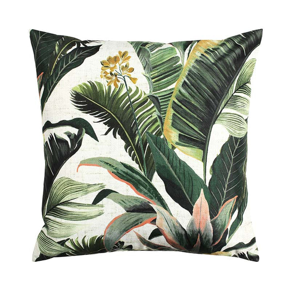 Furn Hawaii Forest Green Outdoor Square Cushion, 43 x 43cm image 1