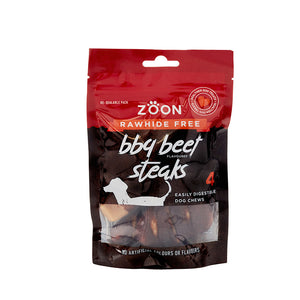Zoon Rawhide Free 4 BBQ Beef Steaks image 0