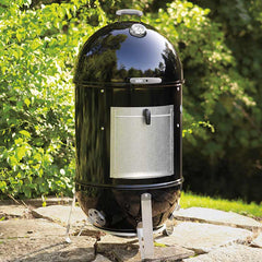 Weber 57cm Smokey Mountain Cooker Smoker Black, 57cm + FREE Cover image 0