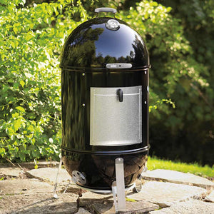 Weber 57cm Smokey Mountain Cooker Smoker Black, 57cm + FREE Cover image 0