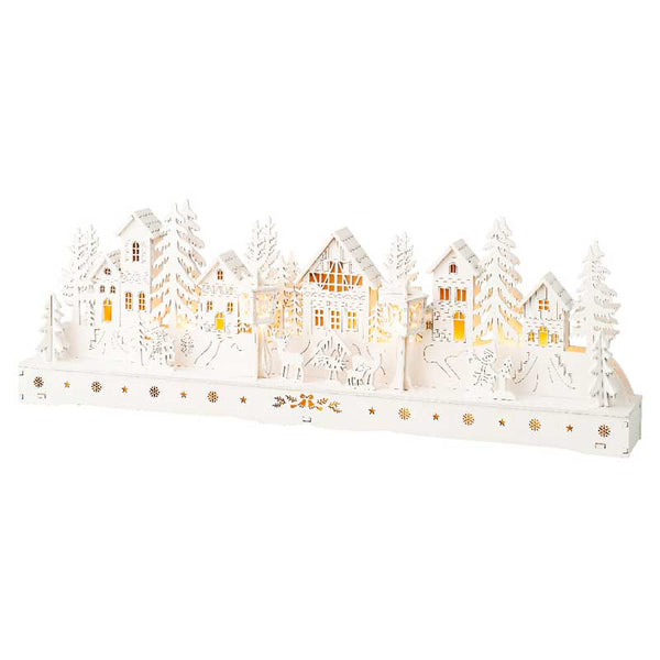 Lumineo LED Plywood White Winter Scene image 0