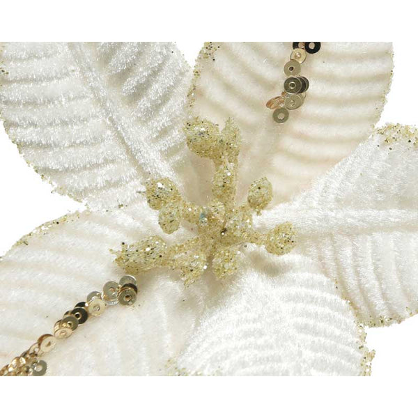 Everlands Poinsettia Clip (Assorted Designs) image 3