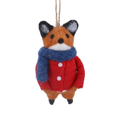 Gisela Graham Mixed Wool Fox in Red Coat image 0