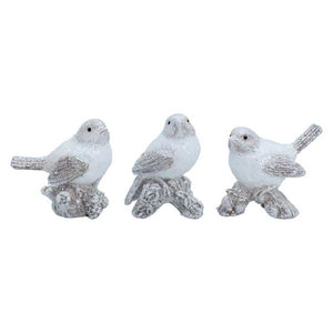 Gisela Graham Resin Bird on Log (Assorted Designs) image 0
