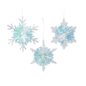 Decoris Pompom Snowflake (Assorted Designs) image 0