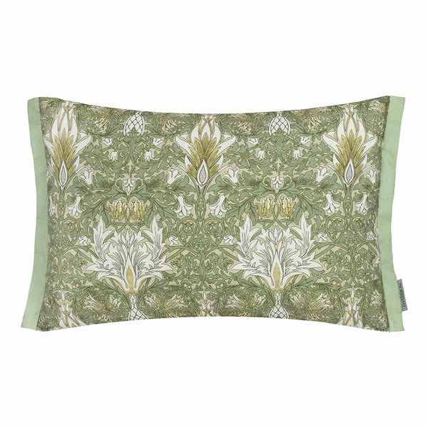 Morris & Co Snakeshead Rectangular Outdoor Cushion, 40 x 60cm - Sunflower / Stone image 1