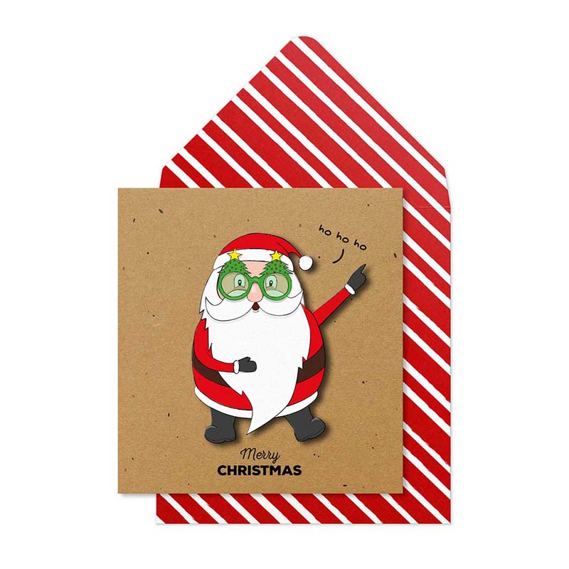 Tache Designs Groovey Santa Christmas Card image 0