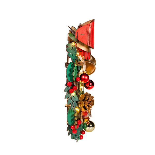 Rolife Christmas Wreath 3D Puzzle Creation Set image 3