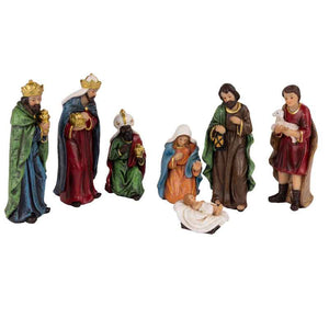 7 Figure Polyresin Nativity Set (12.5cm) image 0