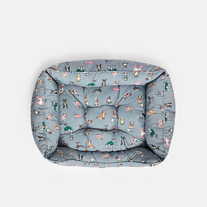 Joules Rainbow Dogs Box Bed image 2