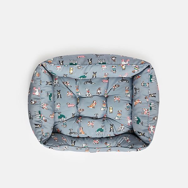 Joules Rainbow Dogs Box Bed image 2