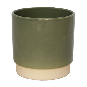 Ivyline Enos Indoor Plant Pot Range - Green, 10cm image