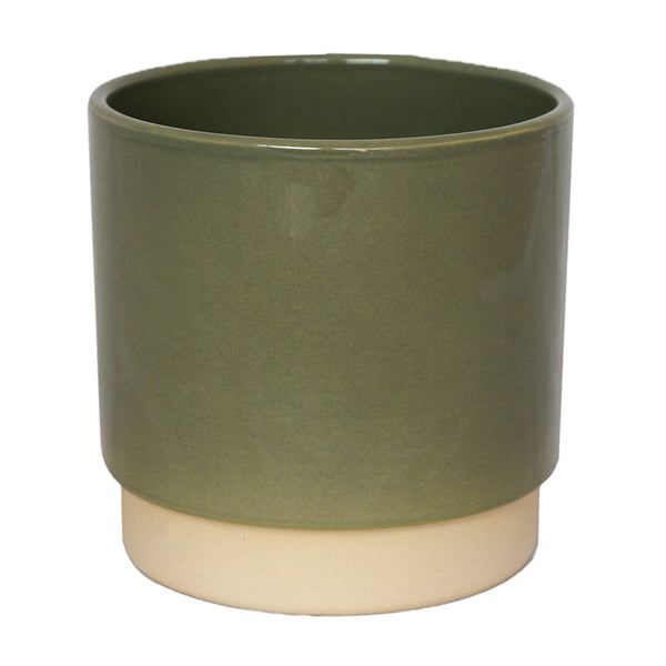 Ivyline Enos Indoor Plant Pot Range - Green, 10cm image