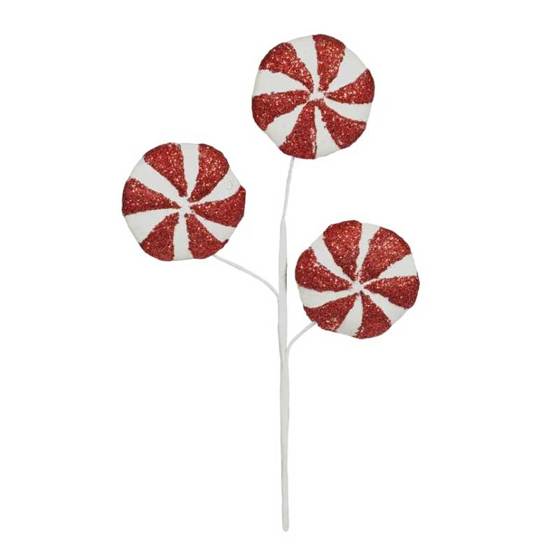 Red & White Candyland Wheel Pick image 0