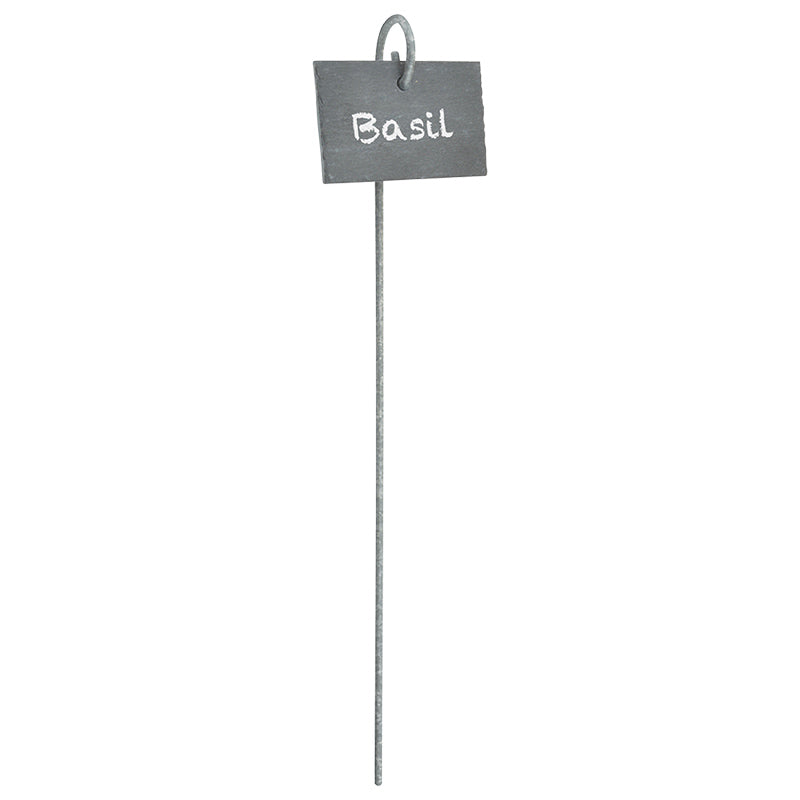 Fallen Fruits Slate Plant Marker on Peg image 0