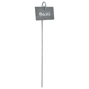 Fallen Fruits Slate Plant Marker on Peg image 0