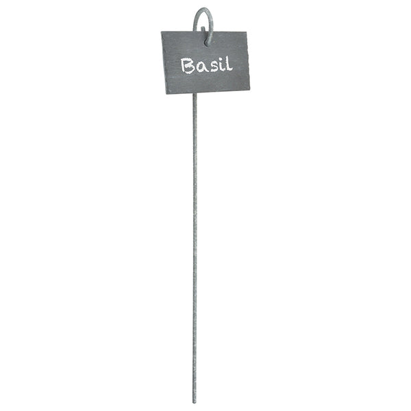 Fallen Fruits Slate Plant Marker on Peg image 0