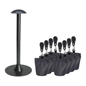 Platinum Aerocover Cover Support Pole Set with 8 Sandbags image 0