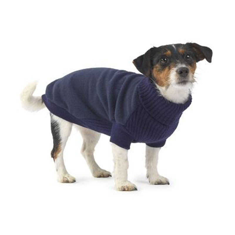 House of Paws Fleece and Knit Dog Jumper image 0