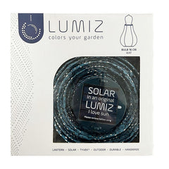 Lumiz Petrol Blue Bulb Lantern (Bulb 16) image 0