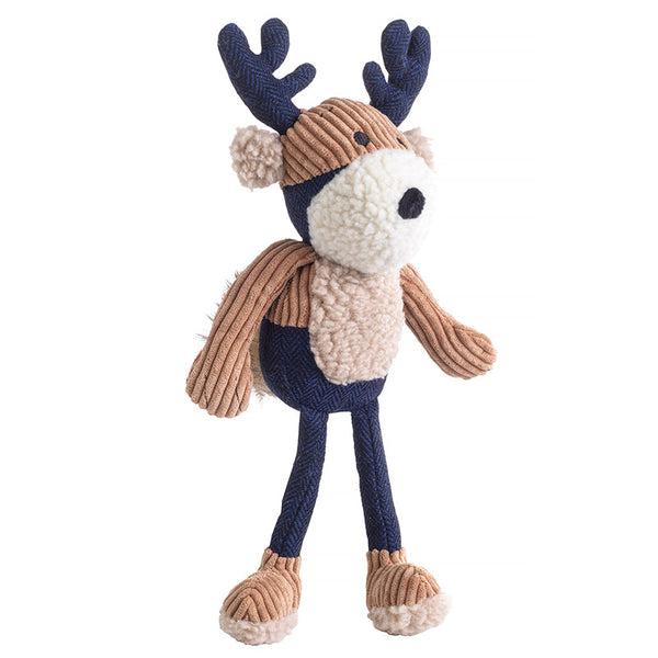 House of Paws Bushy Tail Navy Tweed Stag image 0