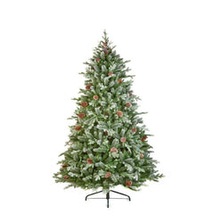 National Tree Frosty Dorchester Pine Artificial Christmas Tree - 6.5ft image 0