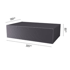 Platinum Aerocover for Outdoor Rectangular or Oval Dining Set - 305 x 190 x 85cm image 0