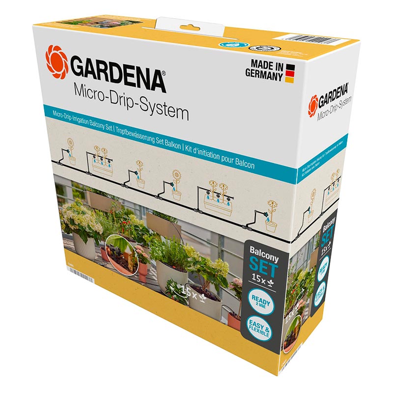 Gardena Micro-Drip Irrigation Balcony Set (15 plants) image 0