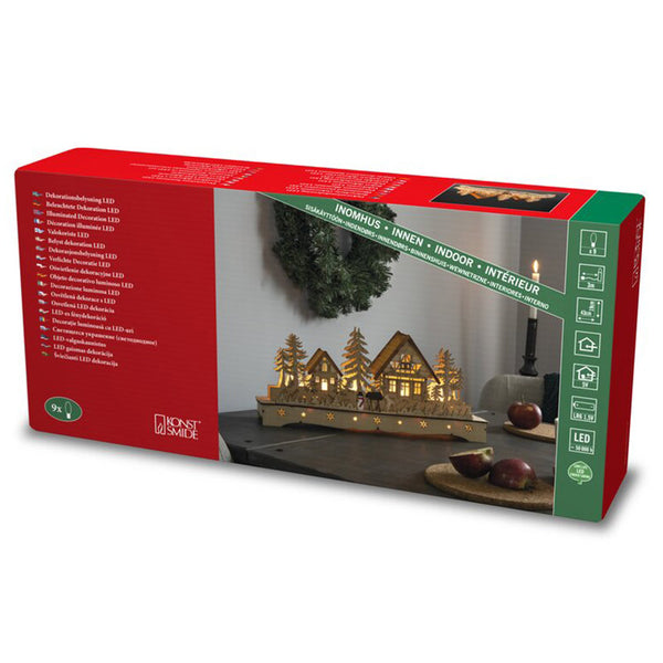 Konstsmide LED Wooden Village Silhouette (43cm) image 3