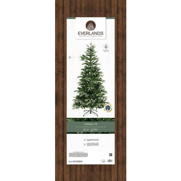 Everlands Sunndal Fir Artificial Christmas Tree - 10ft / 3m image 4