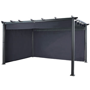 Hartman Curtain Pack for Rectangular 4m x 3m Pergola - Grey image 1