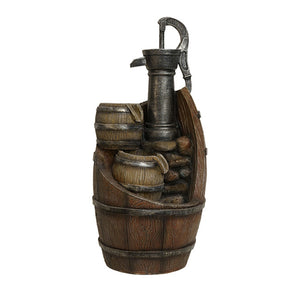 Smart Garden Whiskey Barrels Cascade Water Feature image 1