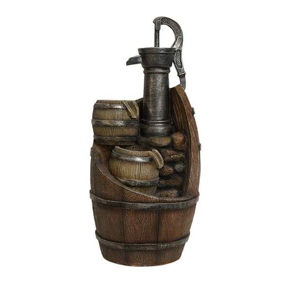 Smart Garden Whiskey Barrels Cascade Water Feature image 1
