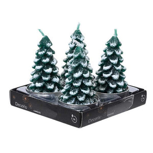Decoris Tree Tealights - Pack of 4 (Assorted Designs) image 2